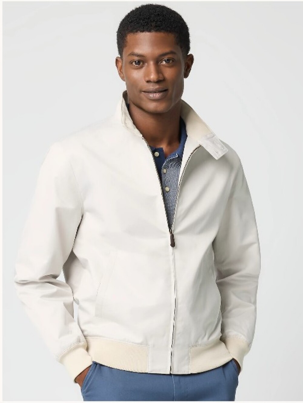 J. Crew Cotton-Blend Harrington Jacket- M